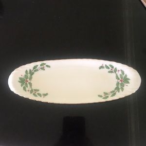 Lenox Holiday Condiment/ Butter Dish